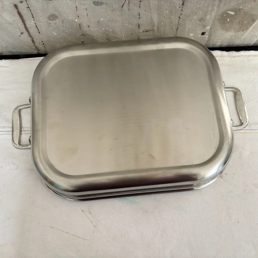 All-Clad Stainless Steel Roasting/Baking Lasagna Pan with Handles